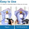 YUUUPIM Electric Air Pump Portable Quick-Fill Air Pump with 3