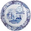 C.R. Gibson TW12-25755 Spode Blue Italia Disposable Paper Dinner Plates,