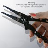 Fishing Pliers Aluminium Alloy Multifunctional Split Ring Pliers Self Locking