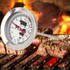 Well Home Meat Thermometer for Grill, Stainless Steel, Diameter 5.4