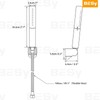BESy Brass 2 In 1 Function Handheld Shower Head Set