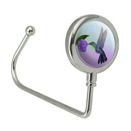 GRAPHICS & MORE Hummingbird Crowned Woodnymph Purple Violet Purse Bag Hanger Holder Hook