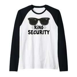 Ring Bearer Shirt Wedding Ring Bearer Kid Boys Ring Security Raglan Baseball Tee