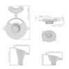 KitchenAid Mixer Attachments Flour Funnel & Splash Guard, Mess-Free Flour