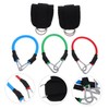 Kisangel 1 Pair Cable Kickback Ankle Straps for Women's Taekwondo