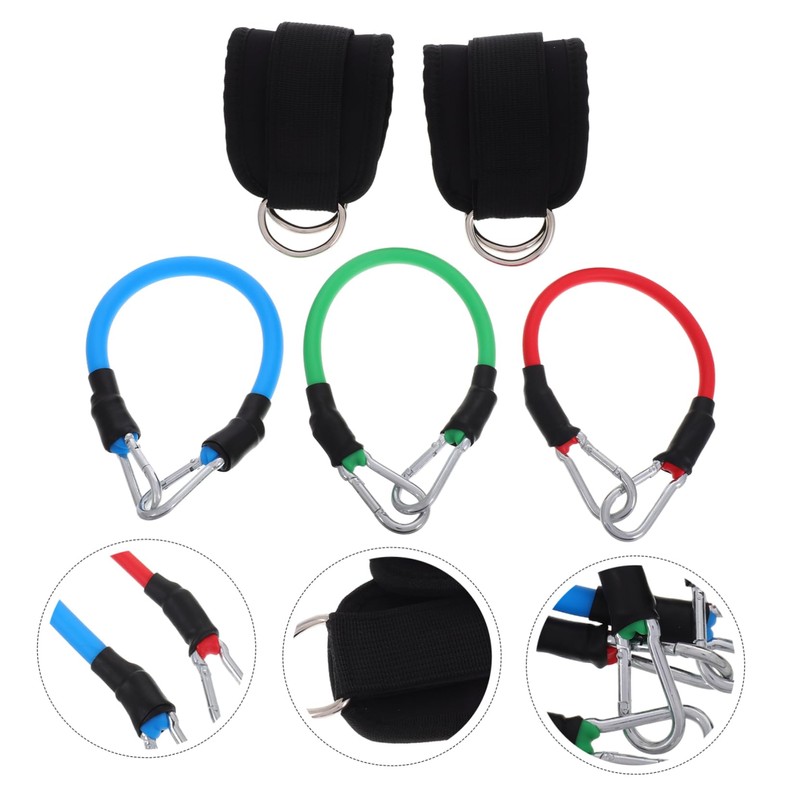 Kisangel 1 Pair Cable Kickback Ankle Straps for Women's Taekwondo