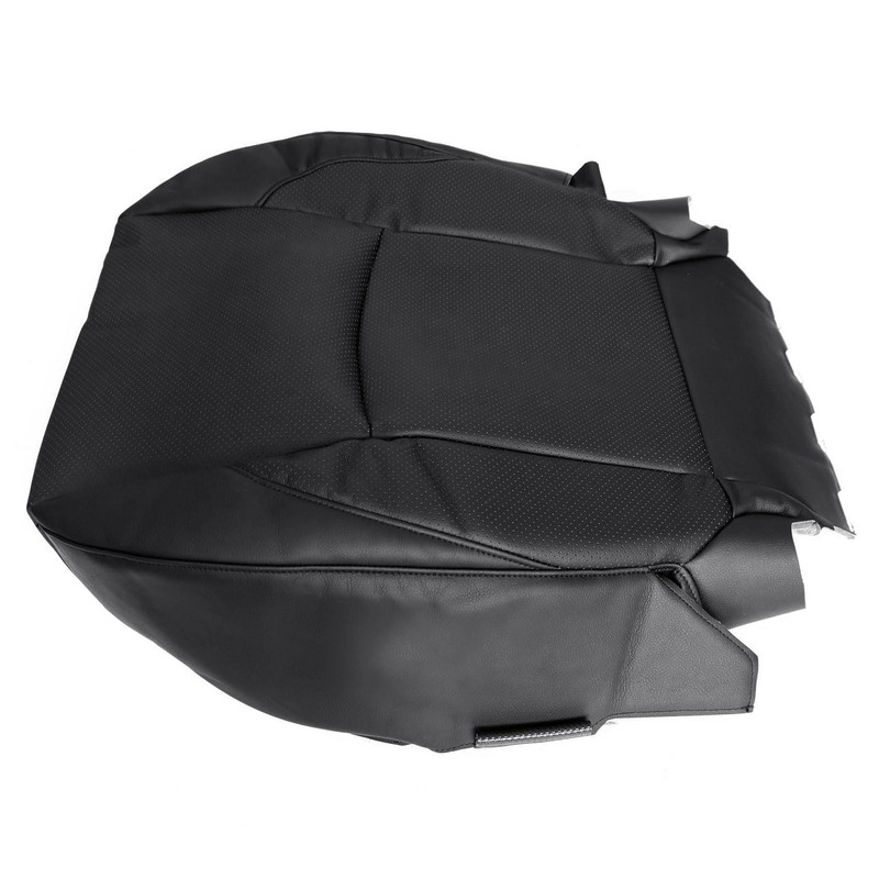NLQR Front Passenger Bottom Replacement Seat Cover Perforated Microfiber Leather