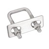uxcell Square u-Bolts 1"(25mm) Inner Width 50mm Length M6 304