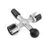 QWORK Battery Post Cleaner, 1 Pack 4-Way Battery Terminal Post