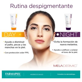 Kit Rutina Facial Despigmentante Meladermic Crema Día Noche Todo Tipo De Piel