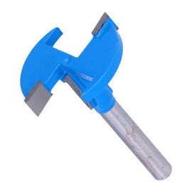 Broca de Ranuradora Recta, Ranura para Panel de Listones de Vástago de 1/4 pulg. Formación de Enrutadores de Riel en T Resistencia al Desgaste de Herramientas de Carpintería para MDF