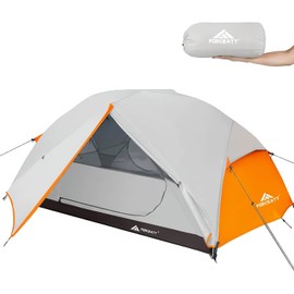 Forceatt Backpacking Tent 2 Person, Professional Waterproof & Windproof & Pest Proof 2 Doors Lightweight Camping Tent, 3-4 Seasons, Easy Set Up, Great for Camping, Hiking & Outdoor.