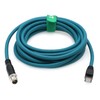 HangTon M12 Ethernet 8 pines x codificado RJ45 CAT7e GigE
