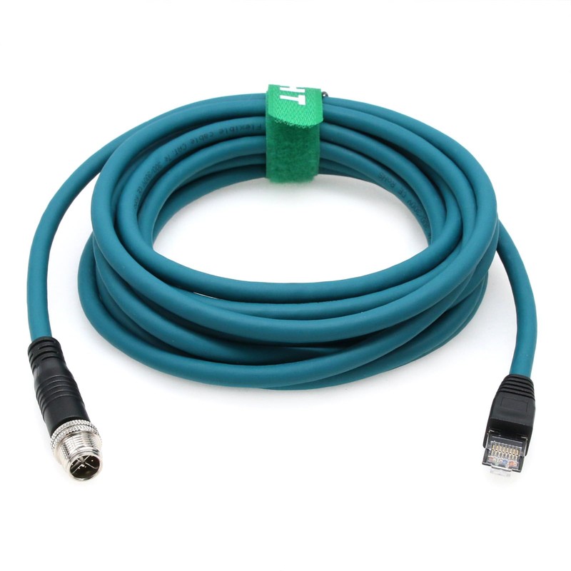 HangTon M12 Ethernet 8 pines x codificado RJ45 CAT7e GigE