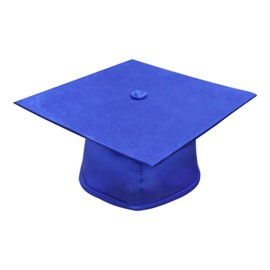 Unisex Teenager Adult Graduation Cap (Royal Blue, Matte Finish)