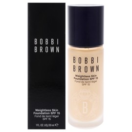 Bobbi Brown Weightless Skin Foundation SPF 15 | 24-hour Hydrating Foundation | Available in 53 Shades, Neutral Warm Sand