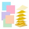 6Pads Pastel Lined Pop Up Sticky Notes 3x3 inch Refills,
