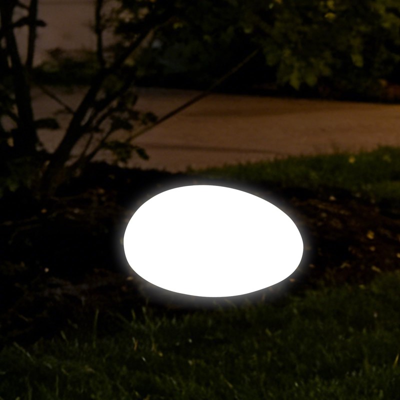 Yesinaly Solar Powered Outdoor Lights - Waterproof Garden Path Lighting,