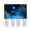 4PCS Wireless Car LED Lights, Magnetic Vehicle Ambient Light with