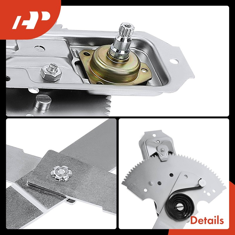 A-Premium Front Driver Side Manual Window Regulator Compatible with Dodge
