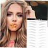 FRCOLOR 2sheets Eyebrow Sticker Simulation Artificial Eyebrow Hair-like Design for