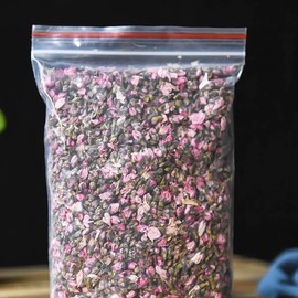 Chinese Herbal Tea Peach Blossom Tea New Scented Tea Health Care Flowers Tea Top-Grade Healthy Green Food Peach Flower Tea (500g)