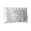 MANE by TIM & TAM Toddler SATIN Pillowcase (Grey Stars)