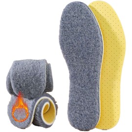SOLO ACTFIT Winter Insoles, Warm Lambswool Insoles, Winter Shoes, Thermal Shoe Insoles, Lambswool Soles, Warming Insoles for All Shoe Types, Winter Insoles for Men and Women