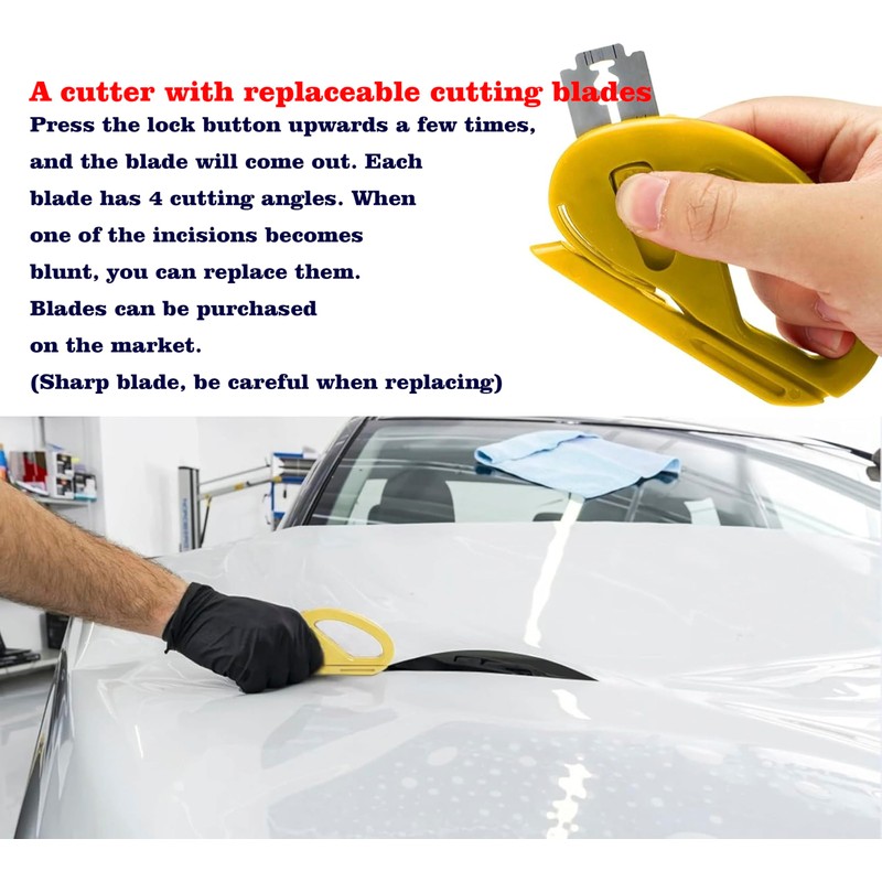 Professional vinyl packaging coating tool kit for window film car