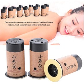 Moxibustion Box with Moxa Stick for Acupuncture and Massage, Artemisia Mugwort Holder and Roller