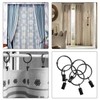 KaiYi Curtain Ring Clips, Curtain Clip Hooks Opening Design, 39mm
