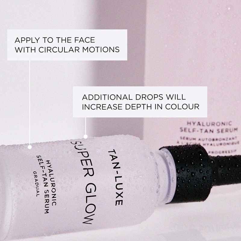 TAN-LUXE Super Glow - Hyaluronic Self-Tan Serum, 30ml - Cruelty