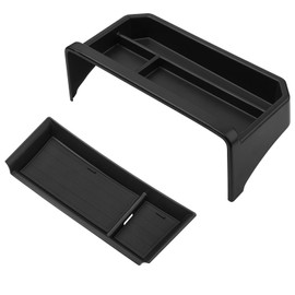 Autorder 2PCS Center Console Organizer for 2022-2025 Mazda CX-5 CX5 Accessories Dashboard Organizer with Multi-grid Storage Center Console Insert Tray with Anti-Slip Mat