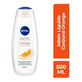 Jabón Líquido Corporal Nivea con Esencia de Naranja y Aceite de Aguacate 500ml