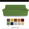 PETTI Artigiani Italiani Protector, Green, Sofa Slipcovers, Linear Fabric, 100%