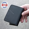 ASR Federal Black Leather Bifold RFID Wallet Police Badge Holder