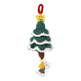 Crochet Christmas Tree, Knit Christmas Tree Decorations Mini Knit Christmas Tree Crochet Christmas Ornaments for Room Desktop Decoration Christmas Tree Ornaments