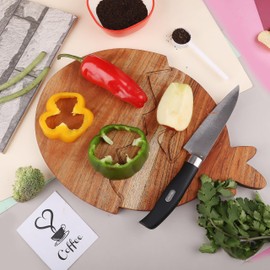 Affinity Decor Easter Egg Shaped Wooden Serving Board, Wood Cutting Board for Kitchen, Funny Wooden Charcuterie Boards, Serving Platter for Cheese and Food, 13.2" x 9.4"