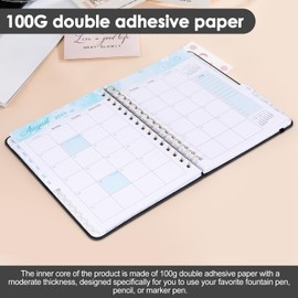 Diary 2025 A5, Appointment Calendar Book 2025 Book Calendar 2025 Planner Calendar from Jan - Dec Weekly Planner A5 1 Week 2 Pages, Calendar Book with PU Leather Soft Cover for Students, Teachers