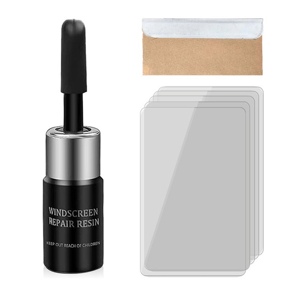 Windschutzscheibe Reparaturset,Glas Reparatur Flüssigkeit,Glasreparaturflüssigkeit,Reparaturset Auto Windschutzscheiben,Windschutzscheibe Glass Repair,Scheibenreparatur Werkzeug Windshield,Autoglas