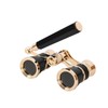 Mini Metal Binoculars 3x25 Lightweight Binocular with Built-in Foldable Handle