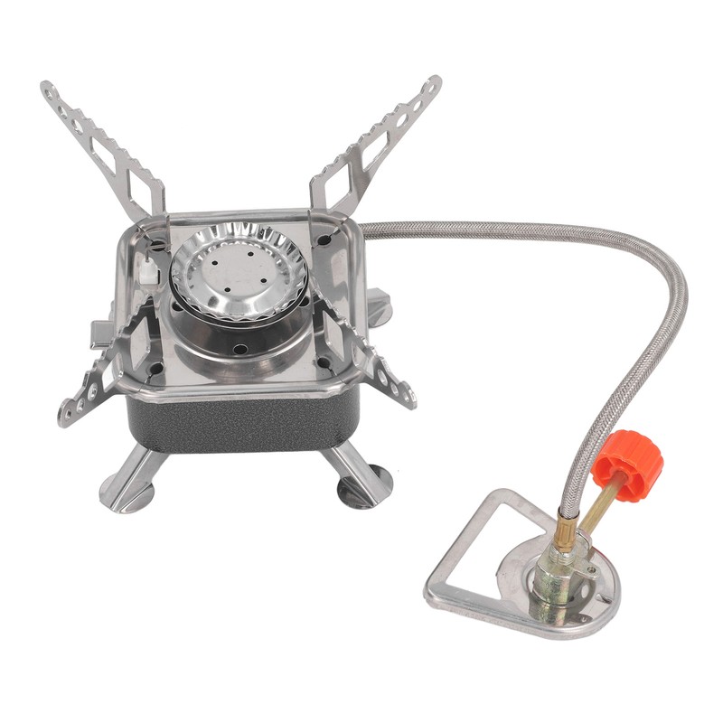 Mini Camping Stove Folding Stable Support Wind Resistant High Efficiency