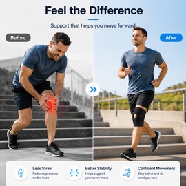 Adjustable Knee Brace for Sports Support – Patella Stabilizer Kneepad for Walking Fitness Daily Use