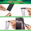 Tape in Hair Extensions Plier Black Stainless Steel Flat Surface