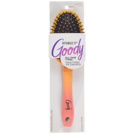 Goody Dream Detangle It Oval Hair Brush Detangler Brush with Flexible Bristles, Use as a Detangling Brush or Styling Brush, Tackle Tangles, Knots & Reduce Frizz, All Hair Types