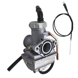 Carburetor and Throttle Cable C02285 Fit for Honda XL70 SL70 Motosport 70 XL75 XR75 XR80 XR80R 2004-2013 CRF80F Carb