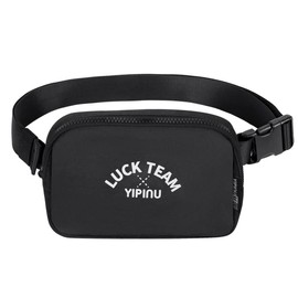 Bum Bag for Men and Women, Waterproof Belt Bag with Zip, Multifunctional Adjustable Waist Bag, Hip Bag for Hiking, Camping, Climbing, Cycling, Fishing, black, Adjustable belt bag