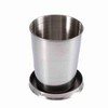 S/M/L Stainless Steel Folding Cup Portable Stackable Folding Cup for