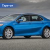Window Visors Rain Guards for 2018-2024 Toyota Camry, Out-Channel Window