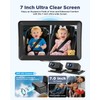 Baby Car Camera for 2 Kids - 7" IPS Split